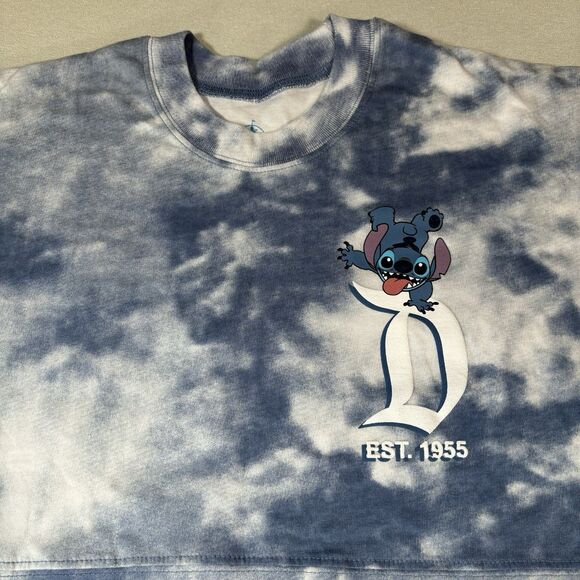Disneyland Resort Spirit Jersey Blue Tie Dye Stitch Experiment 626 Size M New - Picture 7 of 9